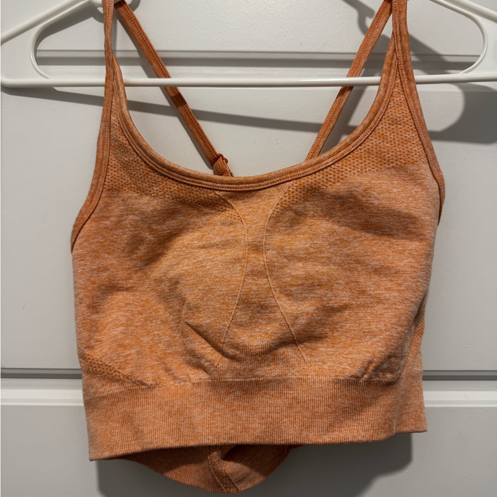 AYBL Heathered Orange Sports Bra